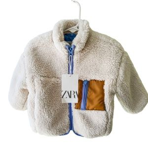 NWT! ZARA Boys Fleece ZipUp